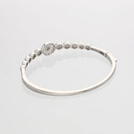 Floral Kada in 92.5 Silver