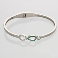 Infinity Kada in 92.5 Silver - Silsila by Dvaar