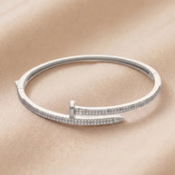 Nail Luxe Kada in 92.5 Silver