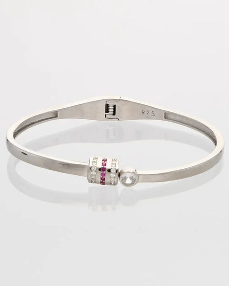 Charm Kada in 92.5 Silver rings collection - Silsila by Dvaar