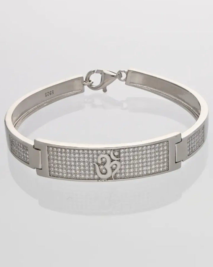 OM Kada in 92.5 Silver - Silsila by Dvaar