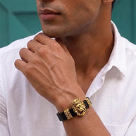 Lion Bracelet in 92.5 Silver