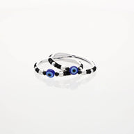 Evil Eye Nazariya Baby Kada in 92.5 Silver - Silsila by Dvaar