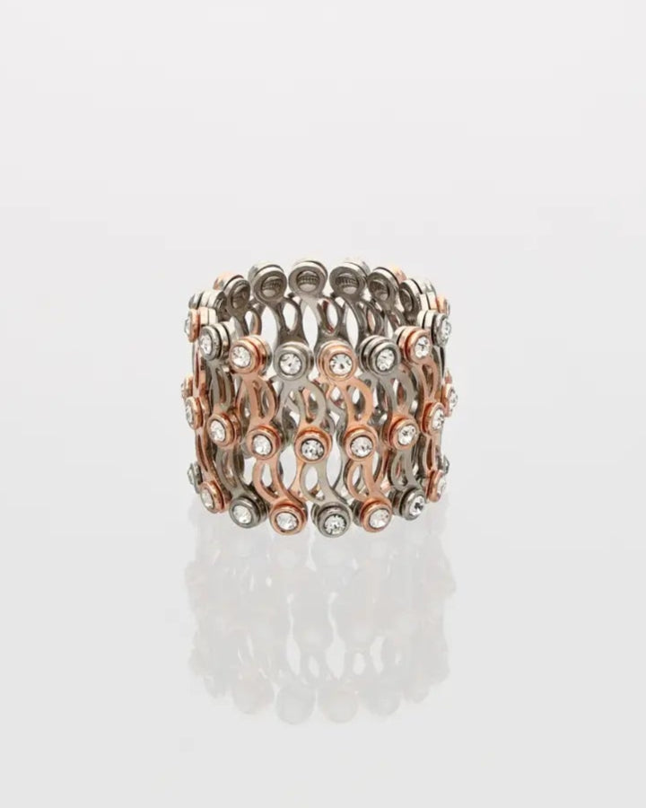 Dual Aura Ring Kada in 92.5 Silver