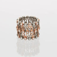 Dual Aura Ring Kada in 92.5 Silver