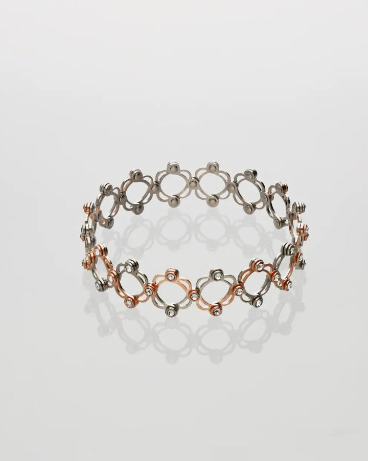 Dual Aura Ring Kada in 92.5 Silver
