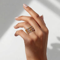 Trinity Ring Kada in 92.5 Silver
