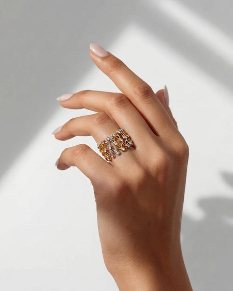 Trinity Ring Kada in 92.5 Silver