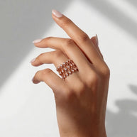 Cocktail Ring Kada in 92.5 Silver