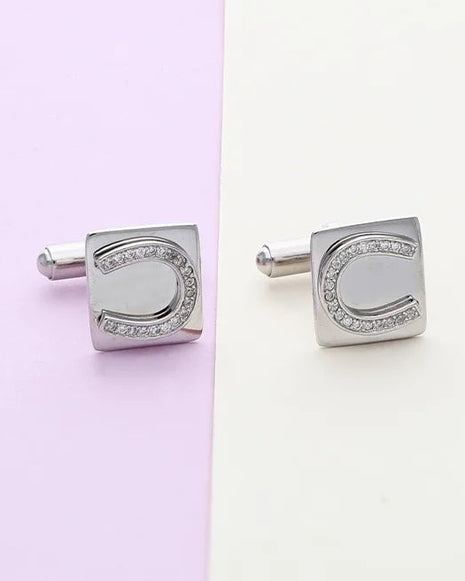 Horseshoe Cufflinks in 92.5 Silver