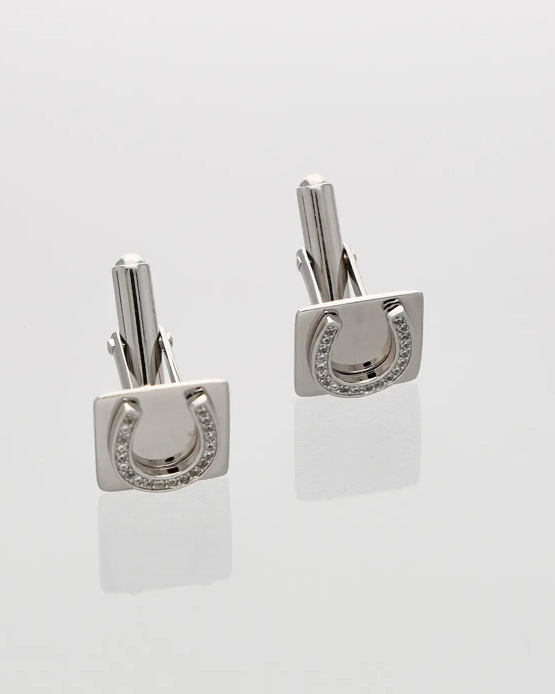 Horseshoe Cufflinks in 92.5 Silver