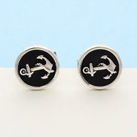 Anchor Cufflinks in 92.5 Silver