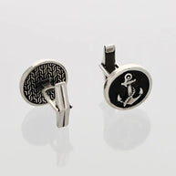 Anchor Cufflinks in 92.5 Silver detail - Silsila by Dvaar