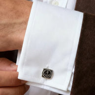 Voyage Cufflinks in 92.5 Silver - Silsila by Dvaar