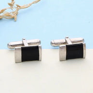 Square Cufflinks in 92.5 Silver
