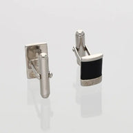 Square Cufflinks in 92.5 Silver detail - Silsila by Dvaar