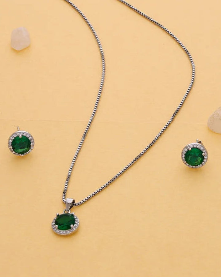 Jade Charm Duo in 92.5 Silver