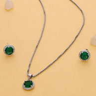 Jade Charm Duo in 92.5 Silver