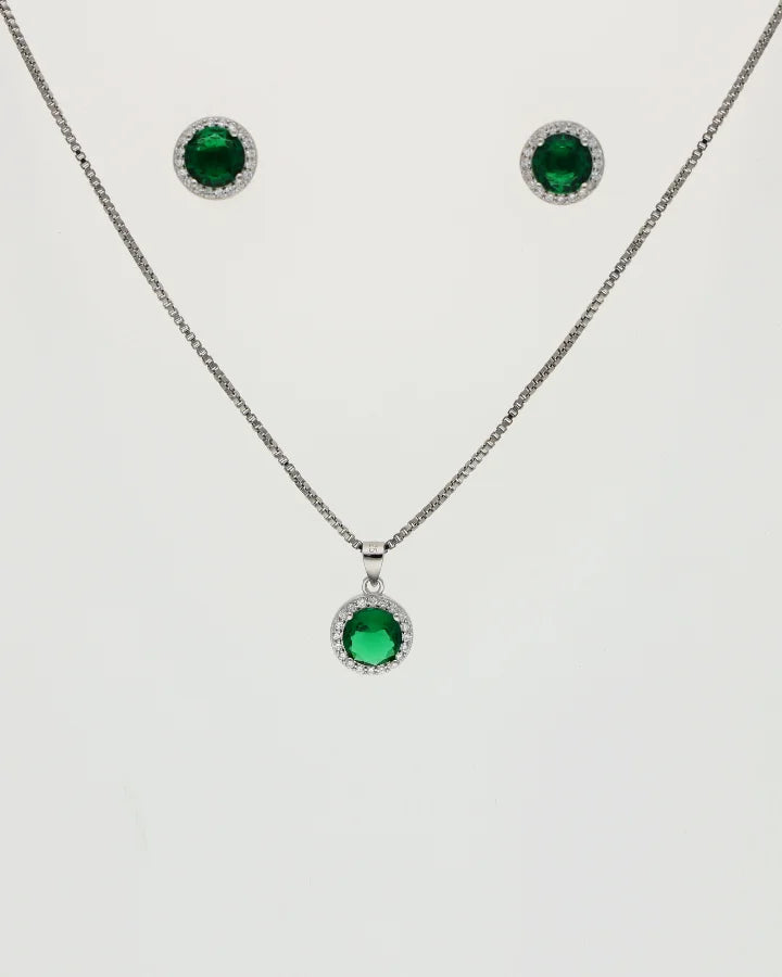 Jade Charm Duo in 92.5 Silver
