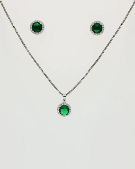 Jade Charm Duo in 92.5 Silver