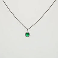 Jade Charm Duo in 92.5 Silver