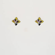 Bi-Color Charm Duo in 92.5 Silver