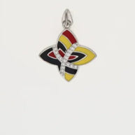 Bi-Color Charm Duo in 92.5 Silver