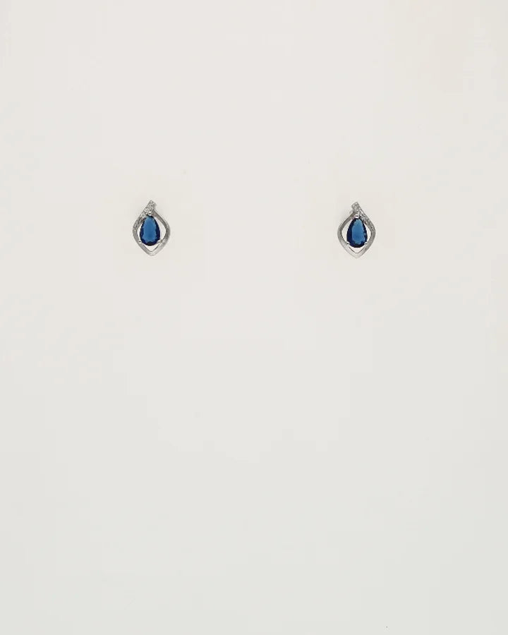 Blue Mist Charm Duo in 92.5 Silver