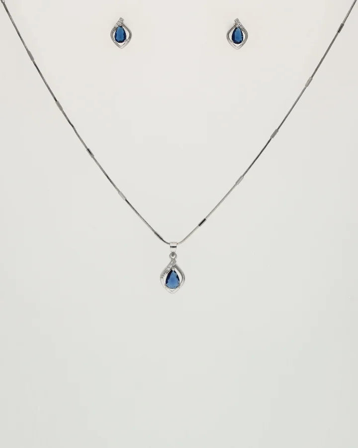 Blue Mist Charm Duo in 92.5 Silver