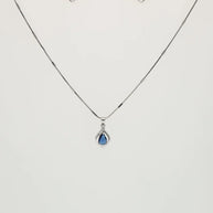 Blue Mist Charm Duo in 92.5 Silver