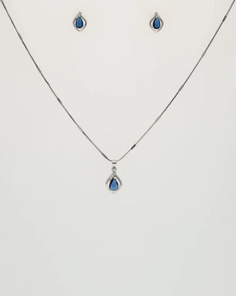 Blue Mist Charm Duo in 92.5 Silver