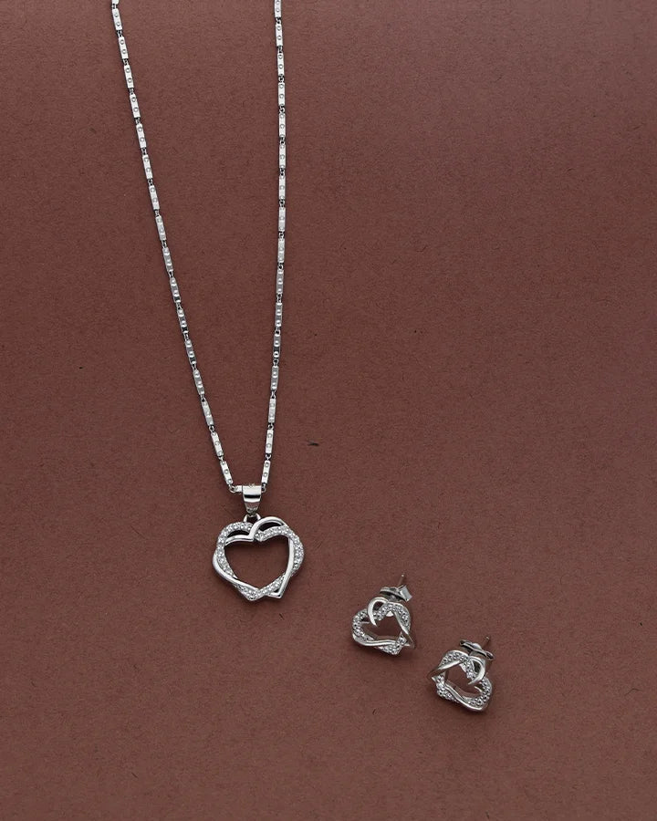 Hridhaya Charm Duo in 92.5 Silver
