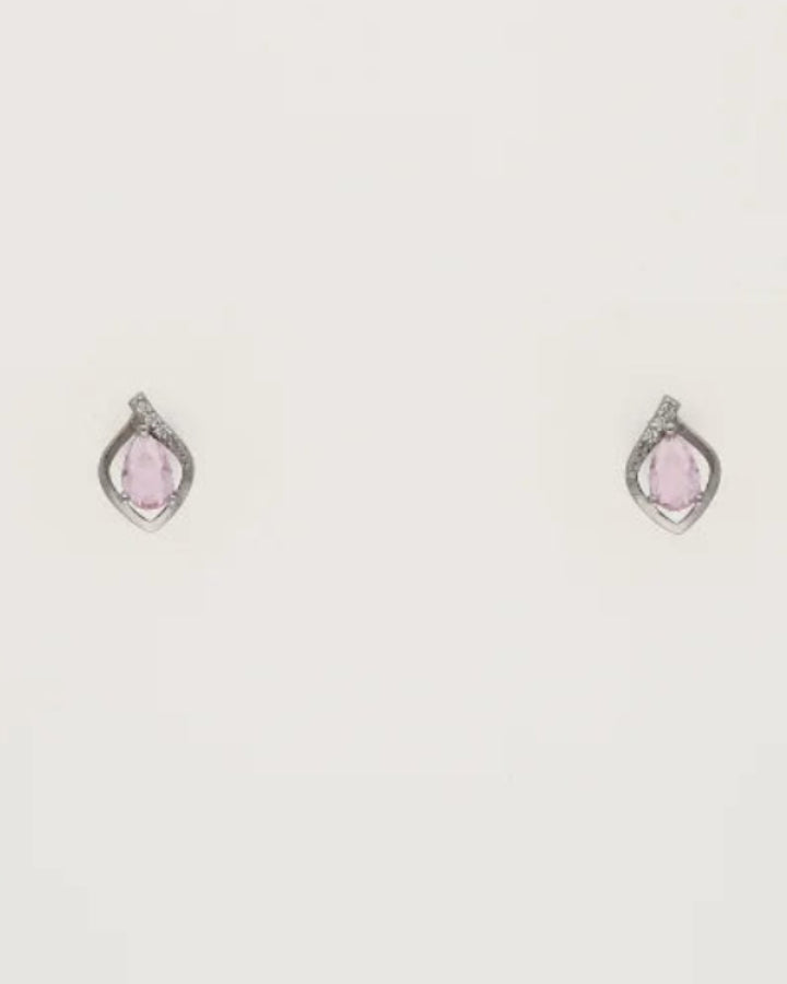 Blush Pear Charm Duo in 92.5 Silver