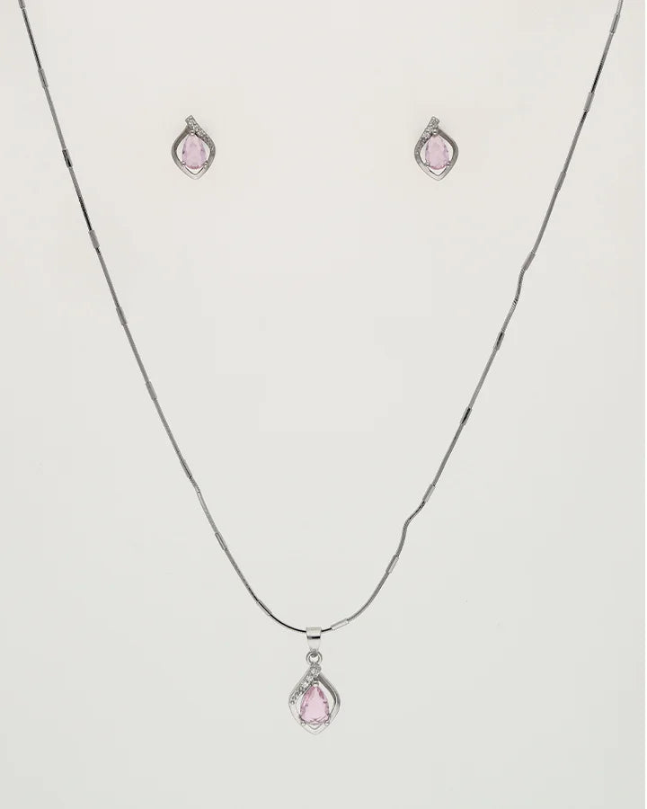 Blush Pear Charm Duo in 92.5 Silver