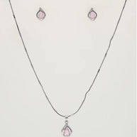 Blush Pear Charm Duo in 92.5 Silver