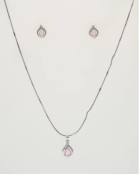 Blush Pear Charm Duo in 92.5 Silver