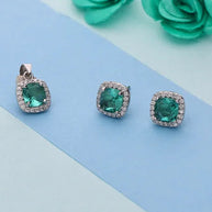 Pistachio Charm Duo in 92.5 Silver