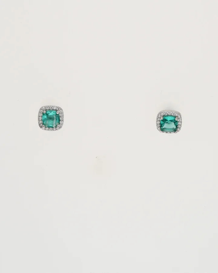 Pistachio Charm Duo in 92.5 Silver