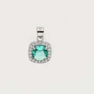 Pistachio Charm Duo in 92.5 Silver