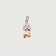 Golden Grace Charm Duo in 92.5 Silver