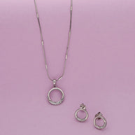 Halo Charm Duo in 92.5 Silver