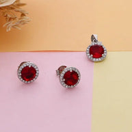 Fire Tone Charm Duo in 92.5 Silver