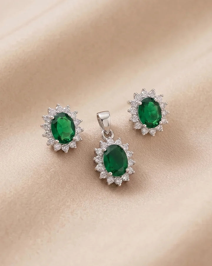 Oval Charm Duo in 92.5 Silver