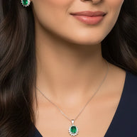 Oval Charm Duo in 92.5 Silver