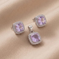 Rosette Charm Duo in 92.5 Silver