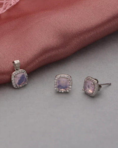 Rosette Charm Duo in 92.5 Silver