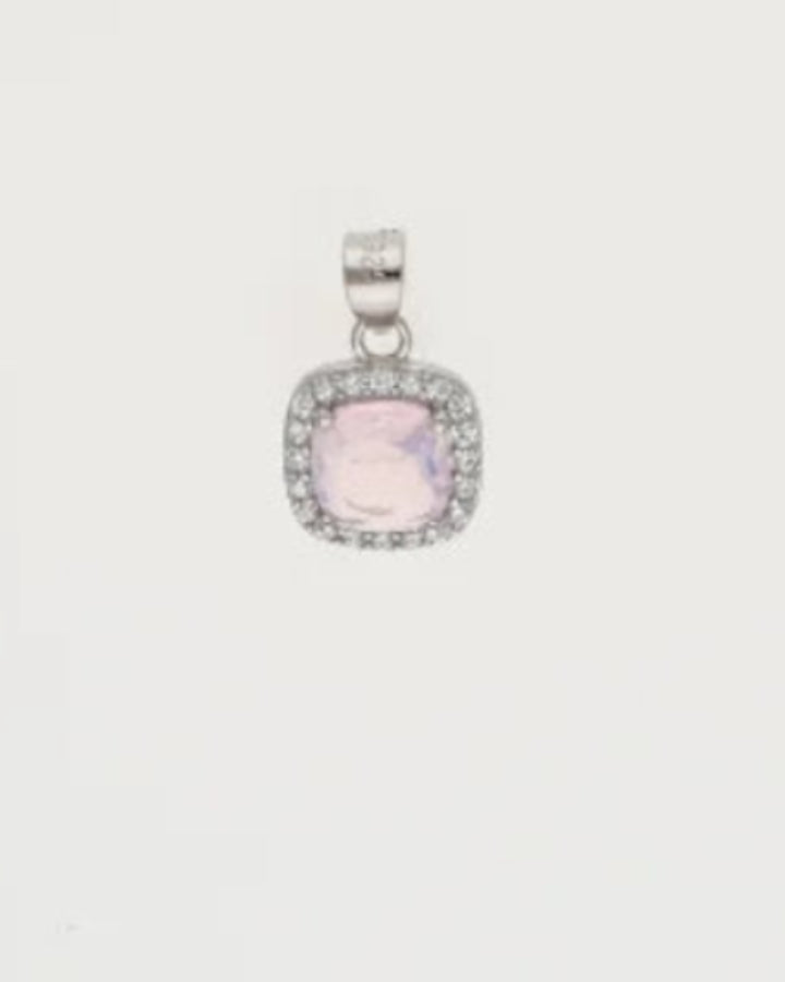 Rosette Charm Duo in 92.5 Silver