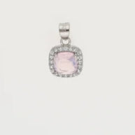 Rosette Charm Duo in 92.5 Silver