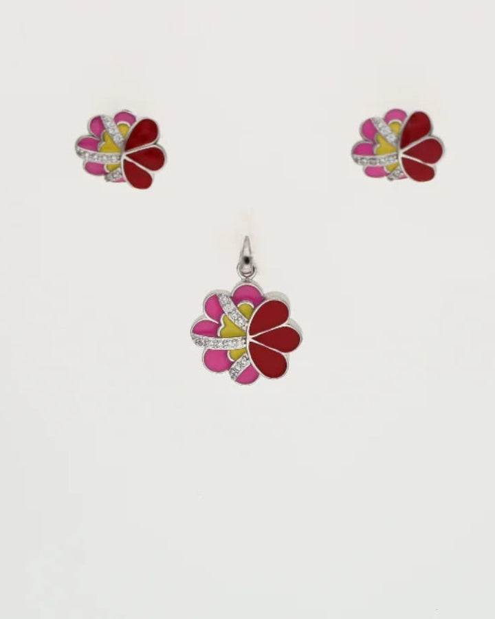 Blossara Charm Duo in 92.5 Silver