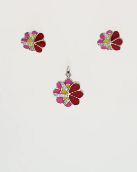 Blossara Charm Duo in 92.5 Silver